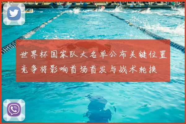 世界杯国家队大名单公布关键位置竞争将影响首场首发与战术轮换